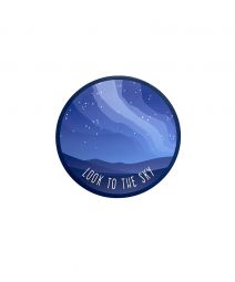 Look to the Sky Round Sticker