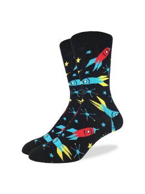 Cartoon Rockets Socks