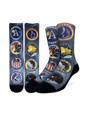 Apollo Mission Patches Socks
