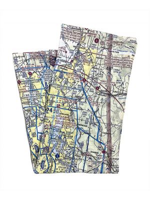 Seattle Aeronautical Chart Sheer Scarf