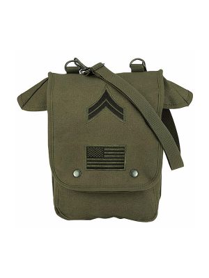 Map Case Shoulder Bag With Patches