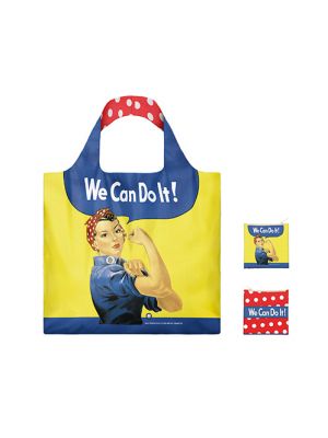 Rosie The Riveter Polka Dot Reusable Tote