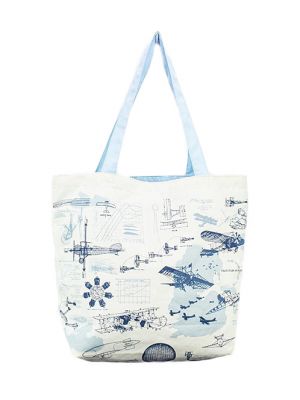 Flight Science Canvas Tote