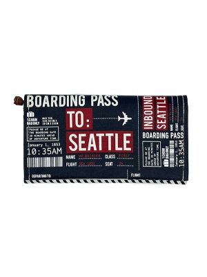 Seattle Boarding Pass Travel Wallet