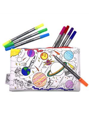 Space Explorer Color Pencil Pouch