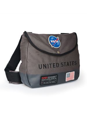 NASA Grey Shoulder Bag