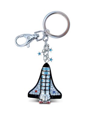 Sparkling Space Shuttle Keychain