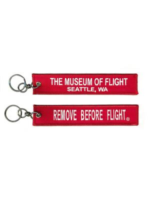 Remove Before Flight Key Ring
