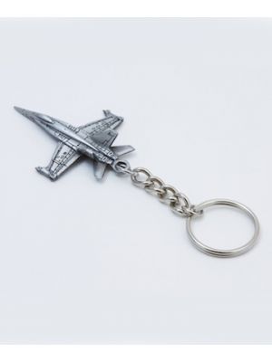 Pewter F/A-18 Keychain