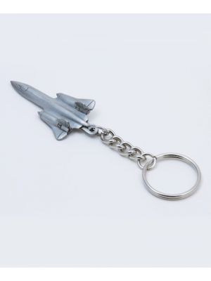 Lockheed SR-71 Blackbird Pewter Keychain