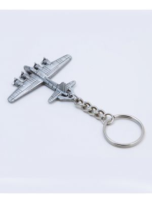 B-17 Flying Fortress Pewter Keychain