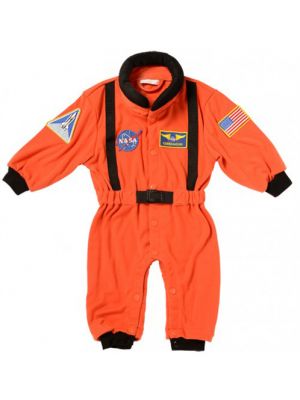 Orange 6-12 Months Old Astronaut Suit