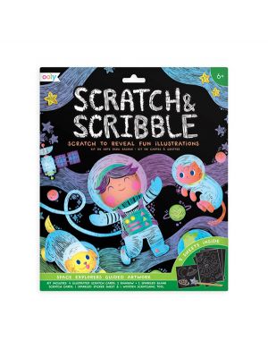 Space Explorer Scratch & Scribble Scratch Art Kit