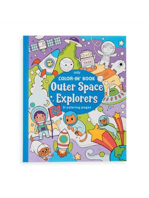 Outer Space Explorers Coloring Book