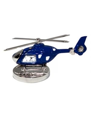 Blue Helicopter Clock