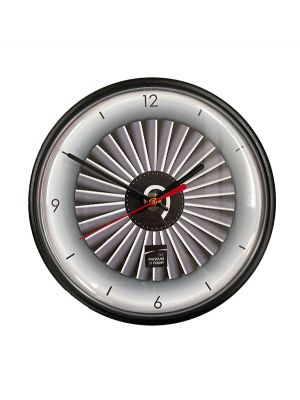 Jet Engine Turbine Wall Clock