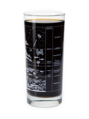 Above The Earth Atmosphere Tumbler Glass