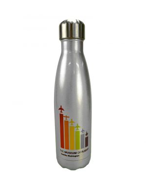 Museum of Flight Pride 17oz Metallic Water Bottle