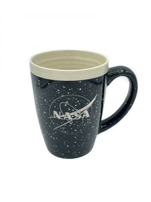 NASA Logo Etched Black Mug
