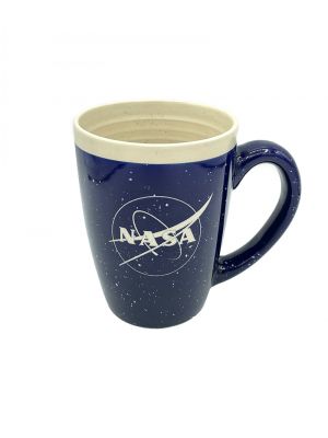 NASA Logo Etched Blue Mug