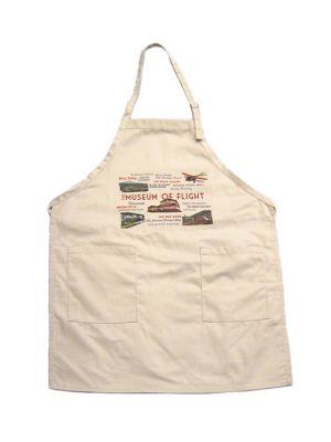 Museum of Flight Typography and Icons Apron