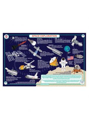 Space Exploration Dry Erase Placemat