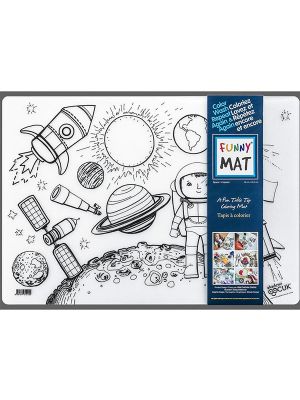 Space Coloring Mat