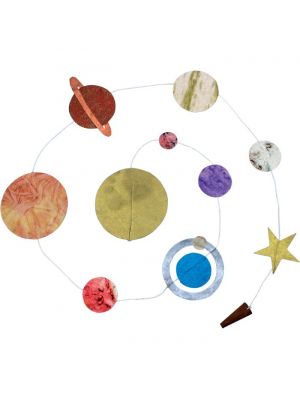 Solar System Paper Garland