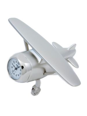 Hi-Wing Silver clock