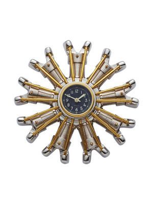Radial Engine Wall Clock