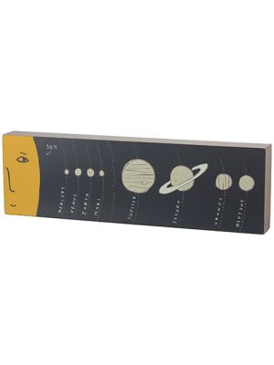 Solar System Wooden Box Sign