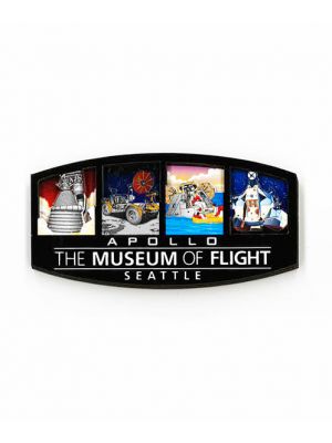 Apollo 2D Wood Magnet