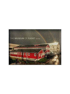 Red Barn Rainbow Magnet