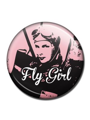Fly Girl Fridge Magnet