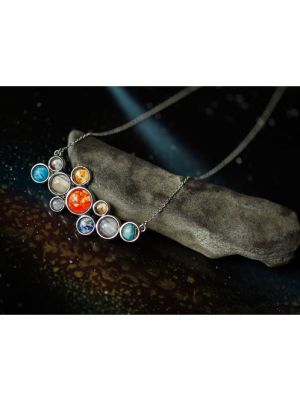 Solar System Bubble Necklace