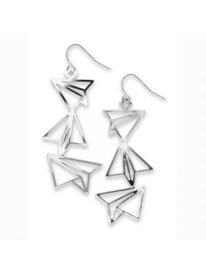 Paper Airplane Earrings