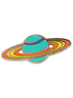 Saturn Hard Enamel Pin