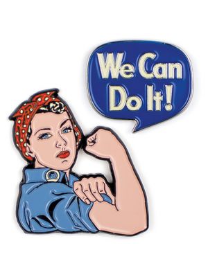 Rosie The Riveter Enamel Pin