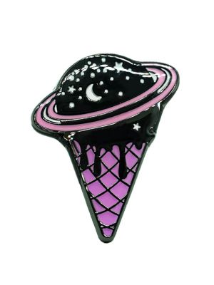 Space Ice Cream Enamel Pin