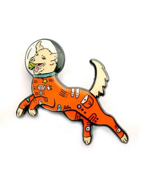 Astro Dog Enamel Pin