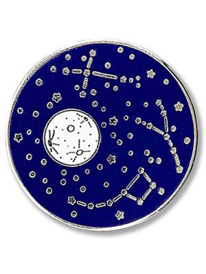 Constellations and Moon Enamel Pin
