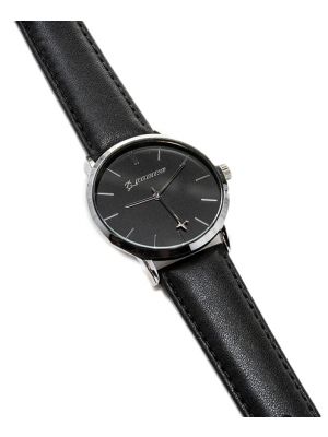 Boeing Women's Silver Rotating Airplane Watch