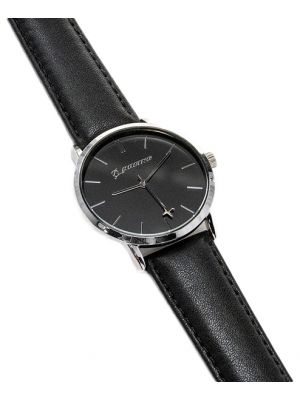 Boeing Men's Silver Rotating Airplane Watch