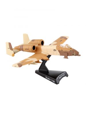 A-10 Camo Thunderbolt II Postage Stamp 1:140 Model
