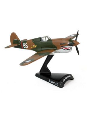 P-40 Hells Angel Postage Stamp 1:90 Model