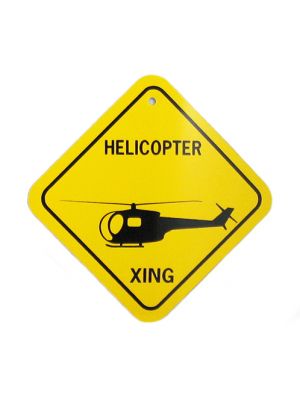 Small Helicopter Crossing Sign