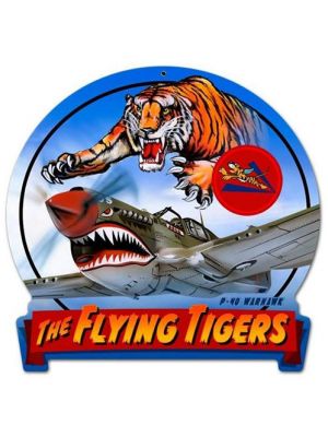 Flying Tiger P-40 Banner Sign