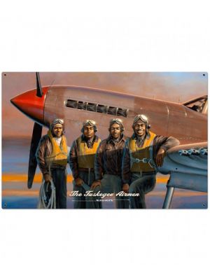 The Tuskegee Airman Stan Stokes Metal Sign