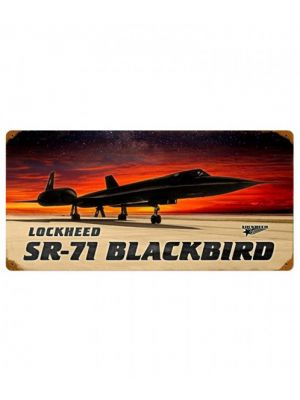 Lockheed SR-71 Blackbird Metal Sign