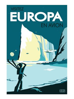 Visitez Europa En Avion Travel Poster 12